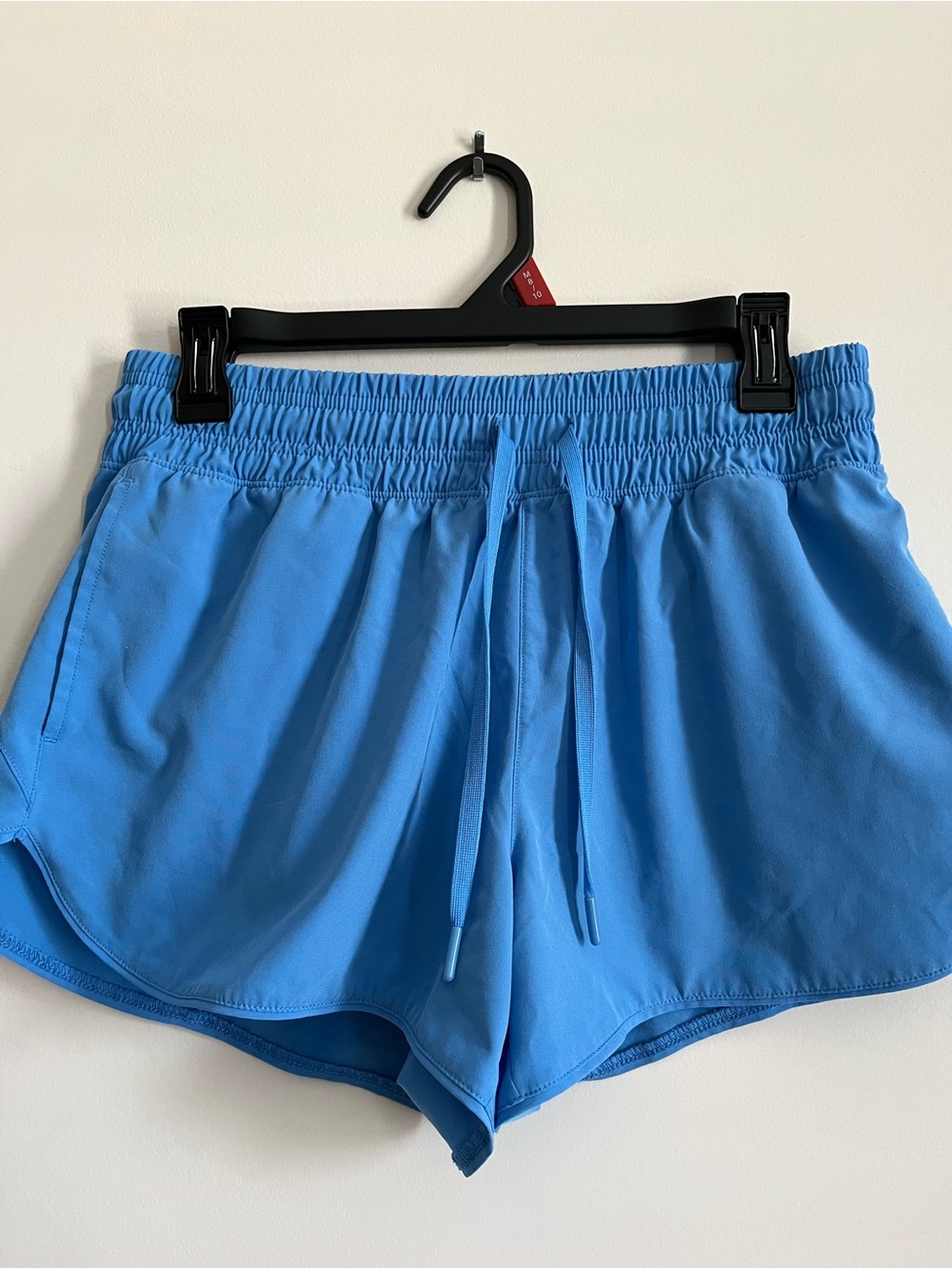 90 Degree By Reflex Women's Light Blue Athletic Drawstring Shorts